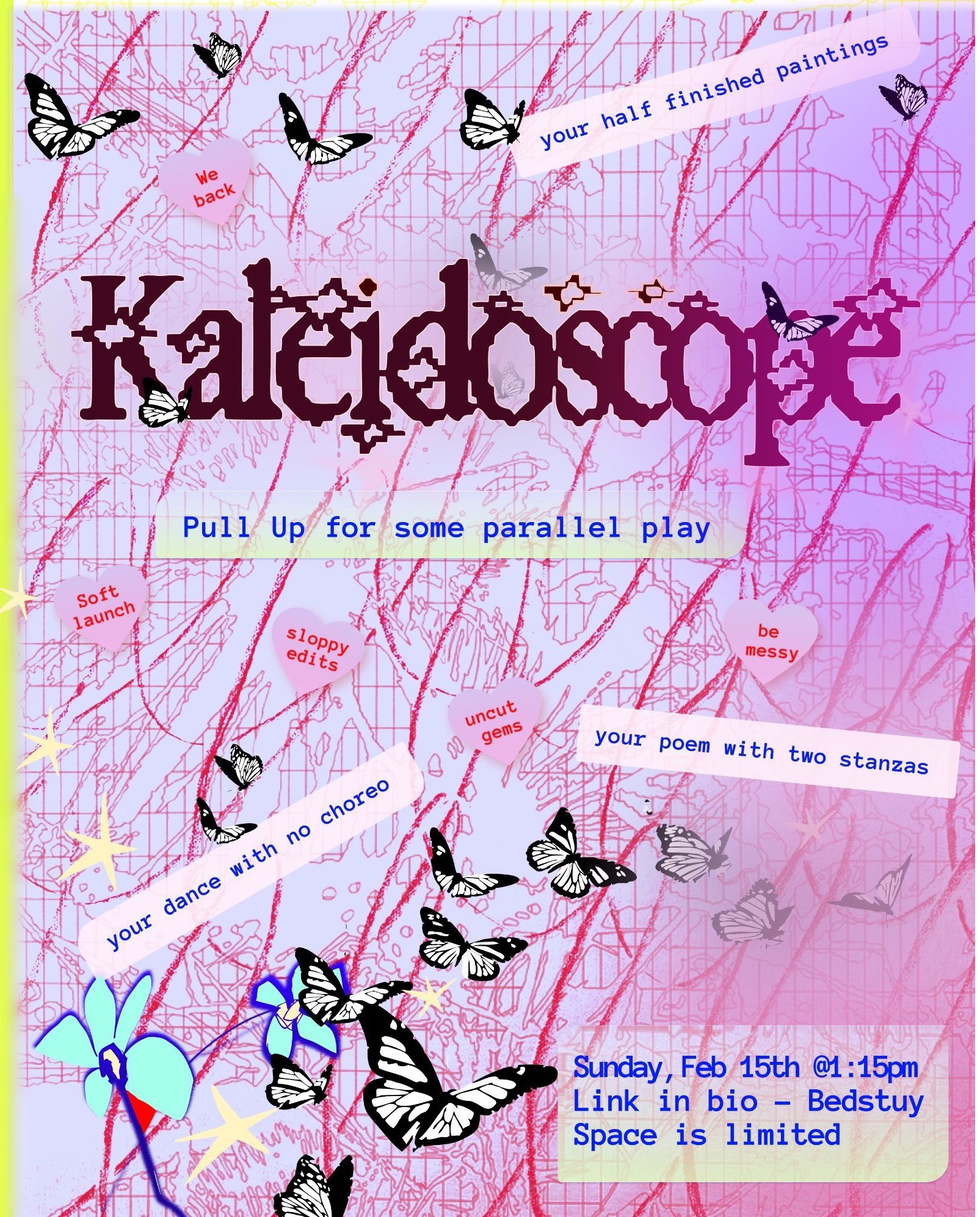 Kaleidoscope event flyer